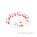 Cartas de jogo de plástico à prova d'água premium de PVC